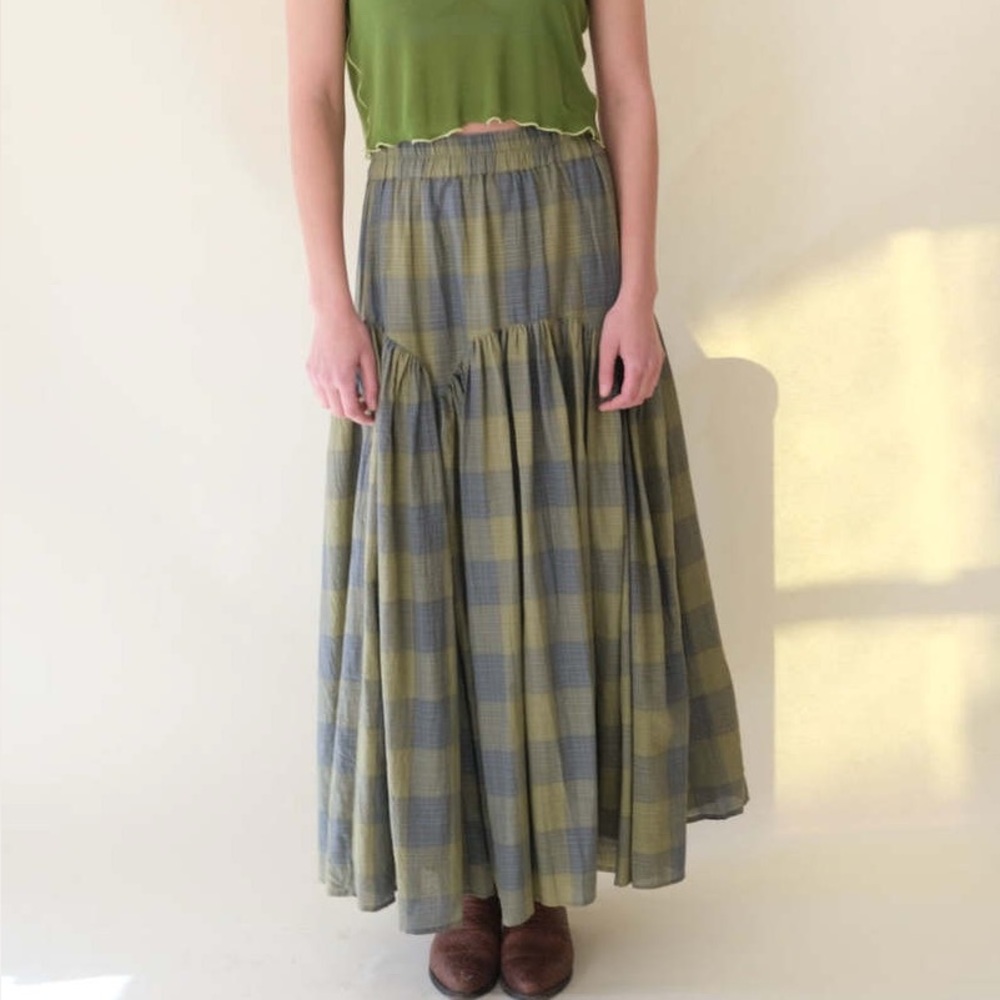 Rujuta Sheth Laila Skirt - Hazelwood Check